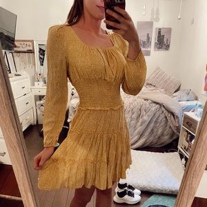 Yellow flower dress